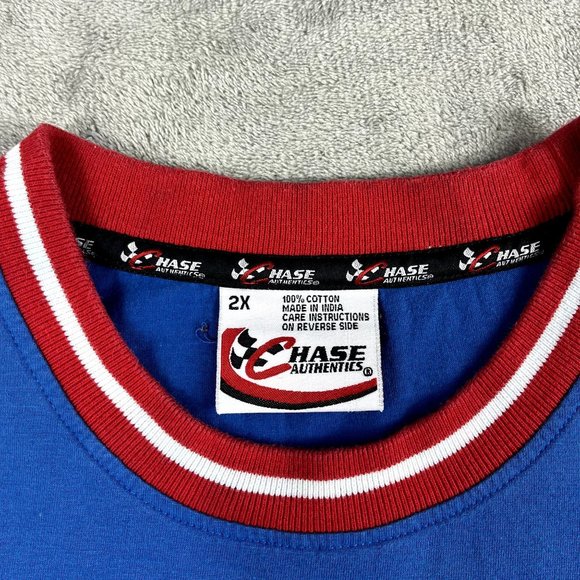 Nascar Chase Authentics Rusty Wallace Last Call Penske Racing Blue Shirt 2XL - Picture 6 of 9